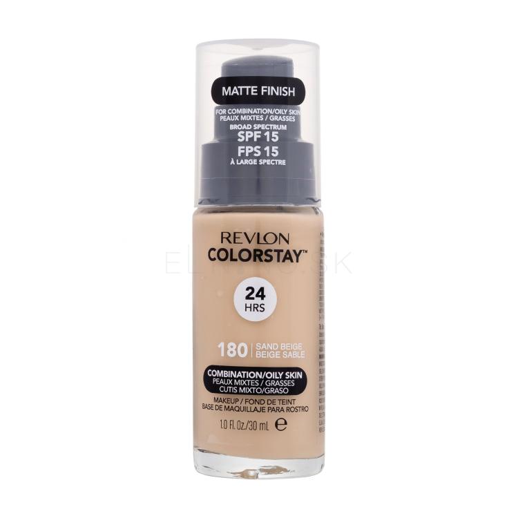 Revlon Colorstay Combination Oily Skin SPF15 Make-up pre ženy 30 ml Odtieň 180 Sand Beige