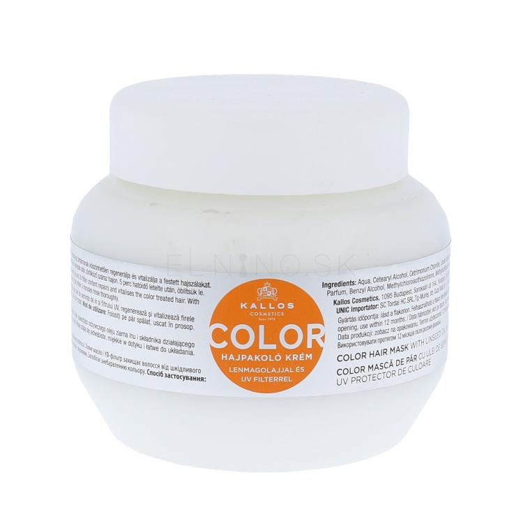 Kallos Cosmetics Color Maska na vlasy pre ženy 275 ml