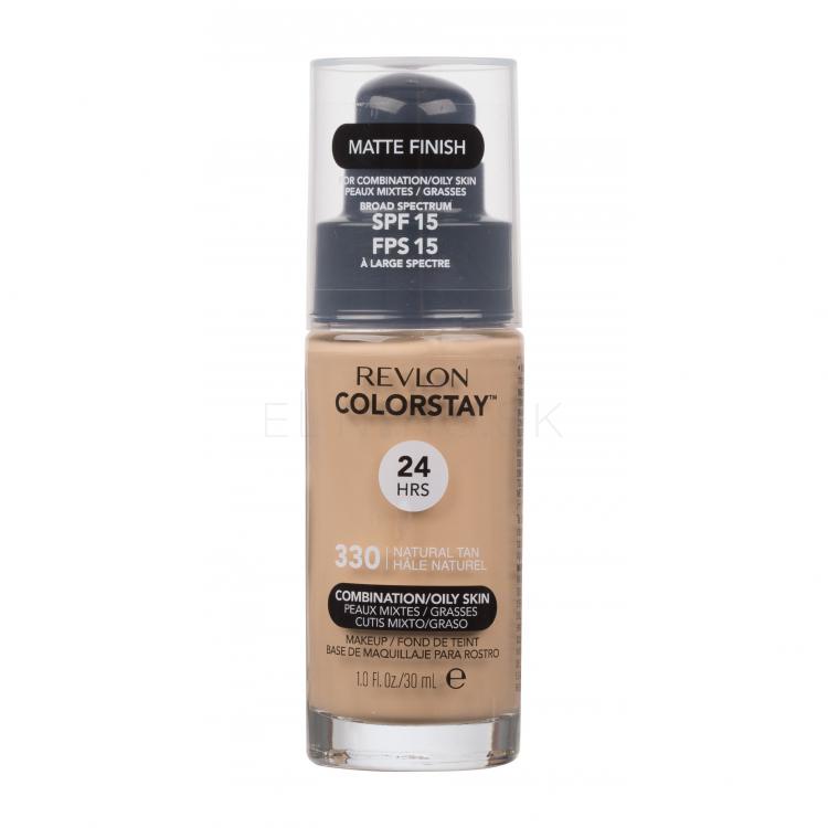 Revlon Colorstay Combination Oily Skin SPF15 Make-up pre ženy 30 ml Odtieň 330 Natural Tan