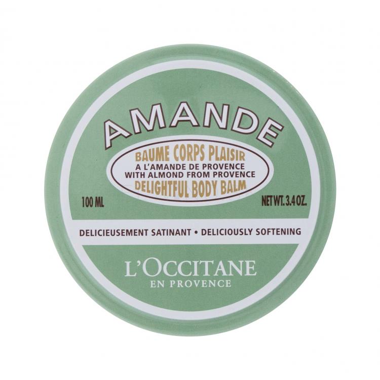 L&#039;Occitane Almond (Amande) Delightful Body Balm Telový balzam pre ženy 100 ml