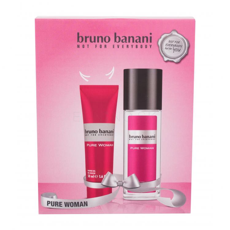 Bruno Banani Pure Woman Darčeková kazeta dezodorant 75 ml + sprchovací gél 50 ml