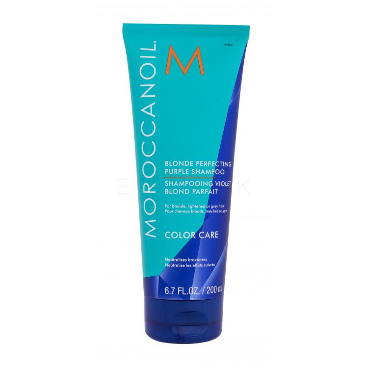 Moroccanoil Color Care Blonde Perfecting Purple Shampoo Šampón pre ženy 200 ml