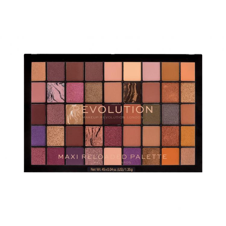 Makeup Revolution London Maxi Re-loaded Očný tieň pre ženy 60,75 g Odtieň Infinite Bronze