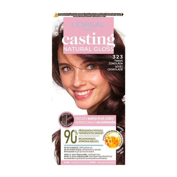 L&#039;Oréal Paris Casting Natural Gloss Farba na vlasy pre ženy 48 ml Odtieň 323
