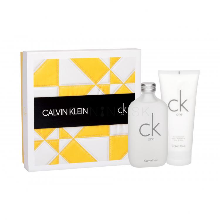 Calvin Klein CK One Darčeková kazeta toaletná voda 200 ml + telové mlieko 200 ml