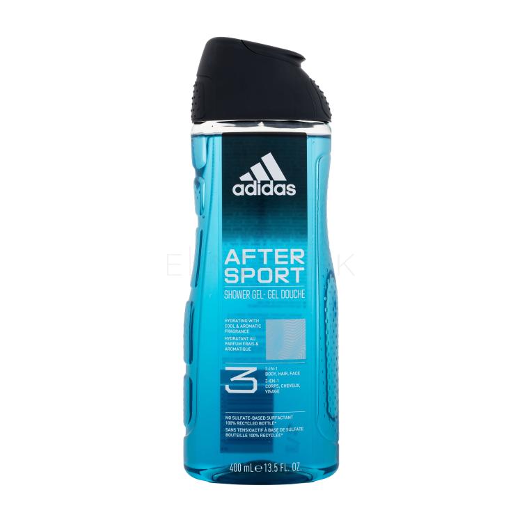 Adidas After Sport Shower Gel 3-In-1 Sprchovací gél pre mužov 400 ml