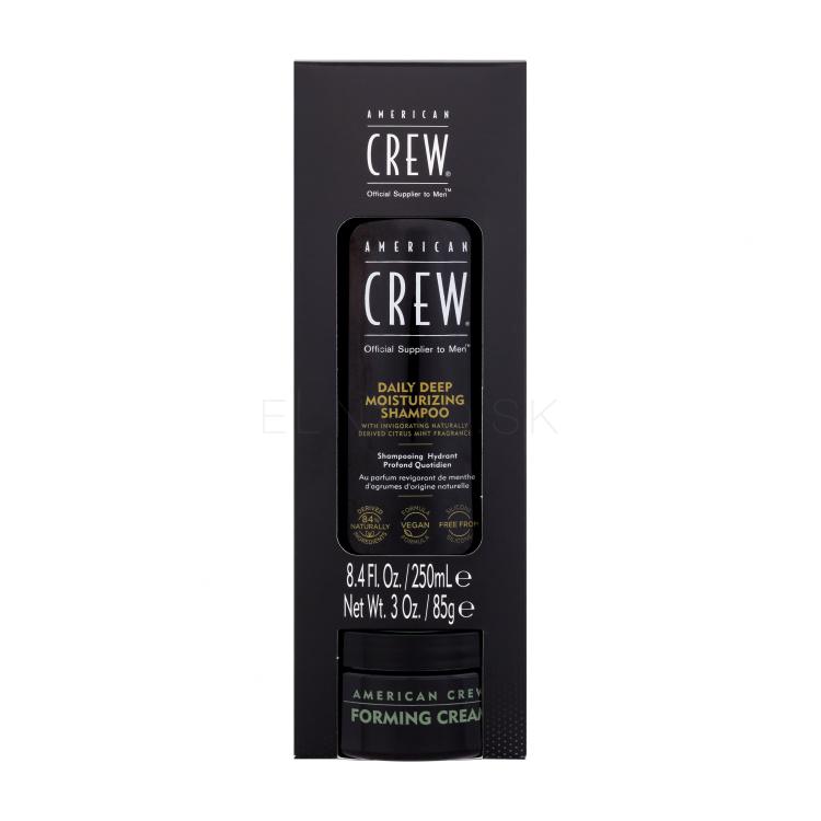 American Crew Daily Deep Moisturizing Darčeková kazeta šampón Daily Deep Moisturizing Shampoo 250 ml + krém na vlasy Forming Cream 85 g