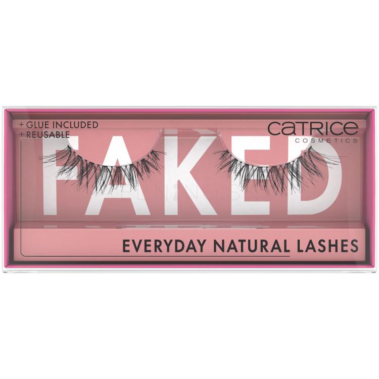 Catrice Faked Everyday Natural Lashes Umelé mihalnice pre ženy 1 ks Odtieň Black