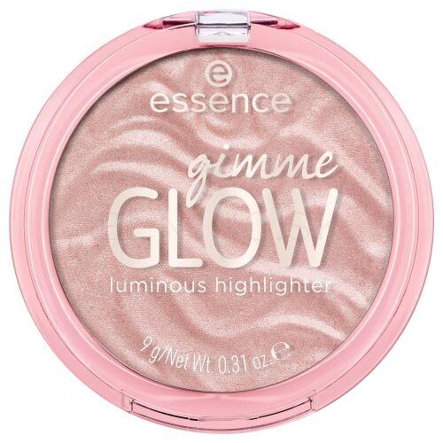 Essence Gimme Glow Luminous Highlighter Rozjasňovač pre ženy 9 g Odtieň 20 Lovely Rose