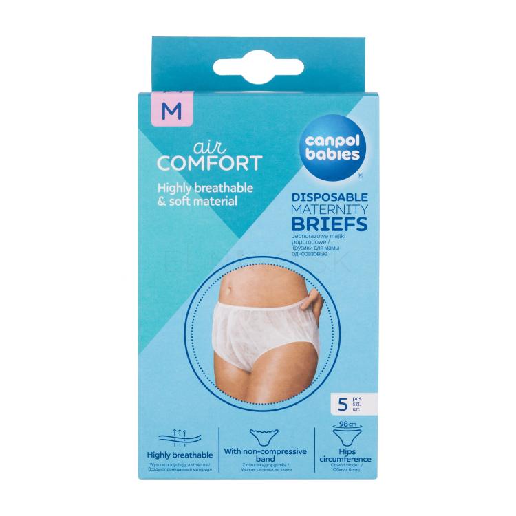 Canpol babies Air Comfort Disposable Maternity Briefs M Popôrodné nohavičky pre ženy 5 ks
