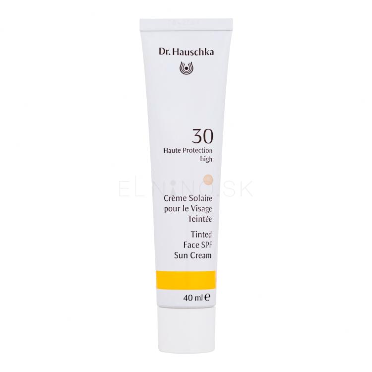 Dr. Hauschka Tinted Face Sun Cream SPF30 Opaľovací prípravok na tvár pre ženy 40 ml