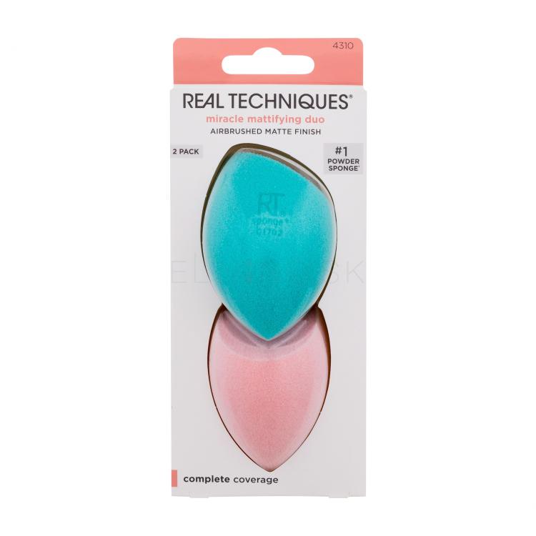 Real Techniques Miracle Mattifying Duo Aplikátor pre ženy Set