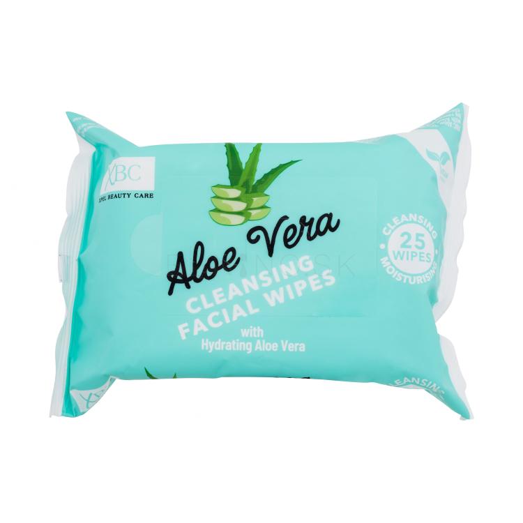Xpel Aloe Vera Cleansing Facial Wipes Čistiace obrúsky pre ženy 25 ks