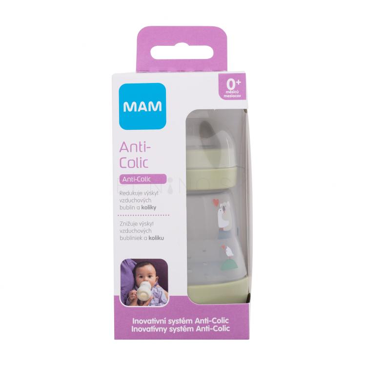 MAM Easy Start Anti-Colic 0m+ Green Dojčenská fľaša pre deti 160 ml