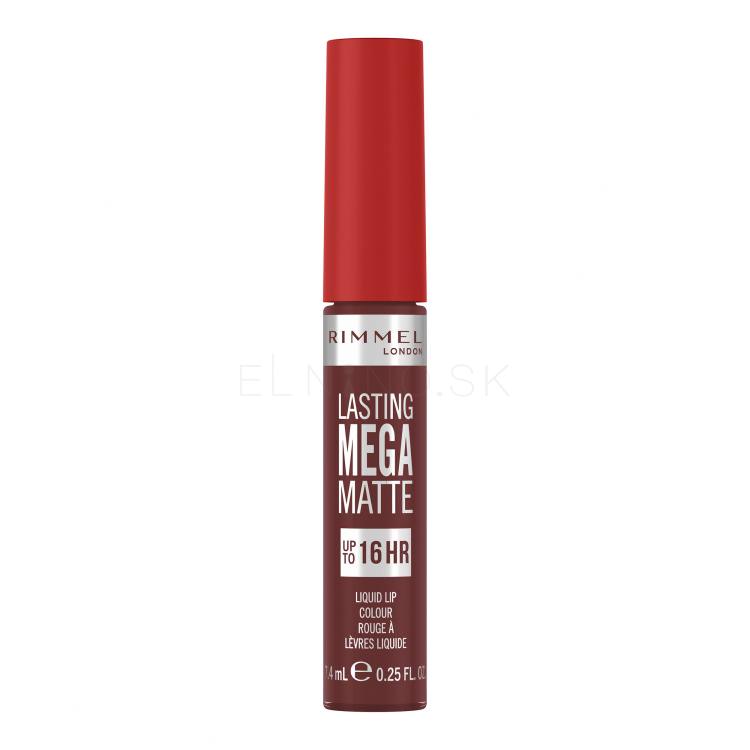 Rimmel London Lasting Mega Matte Liquid Lip Colour Rúž pre ženy 7,4 ml Odtieň Urban Affair