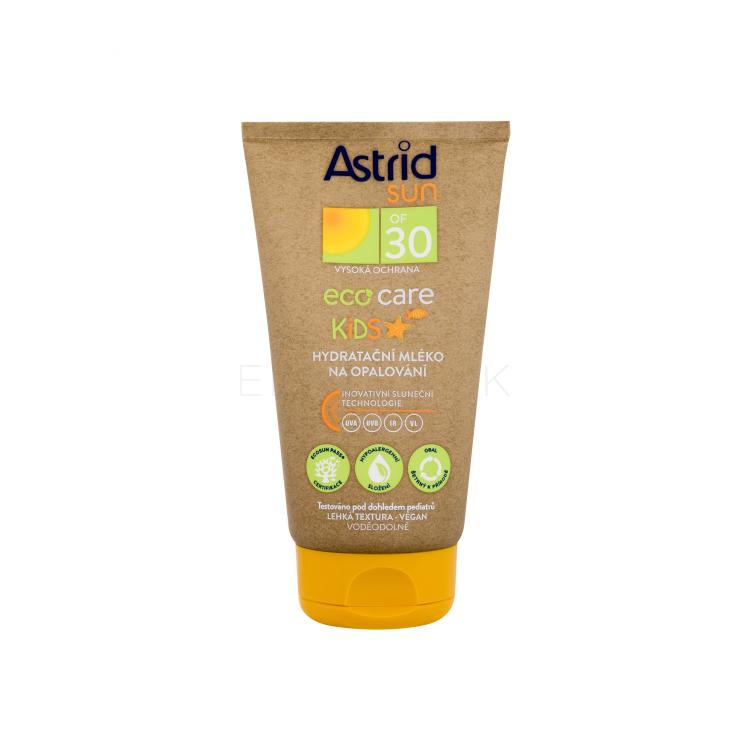 Astrid Sun Kids Eco Care Protection Moisturizing Milk SPF30 Opaľovací prípravok na telo pre deti 150 ml
