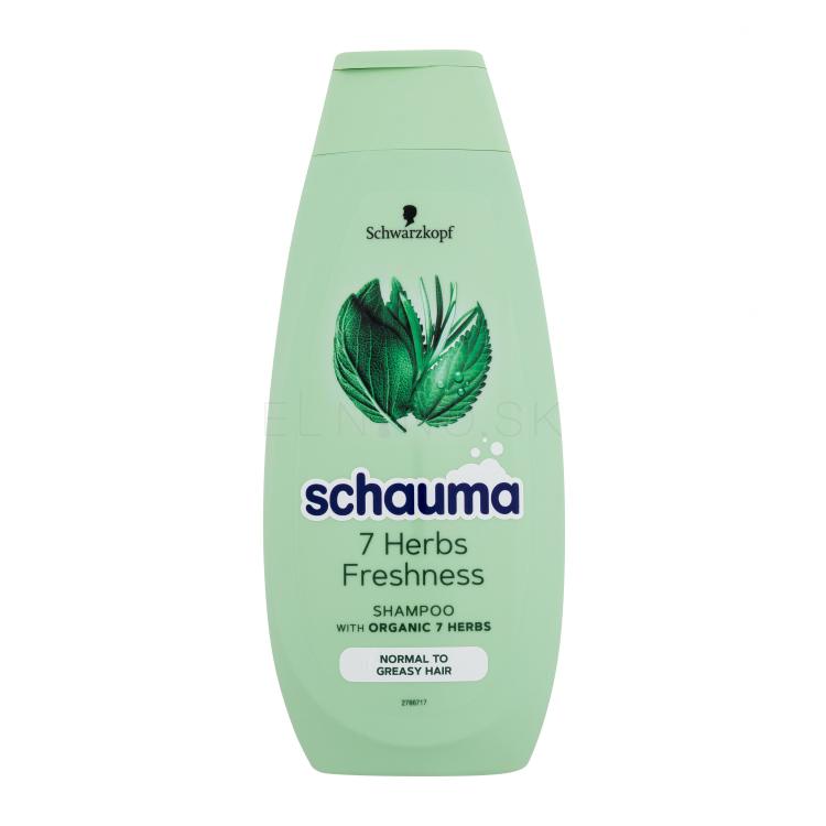 Schwarzkopf Schauma 7 Herbs Freshness Shampoo Šampón pre ženy 400 ml