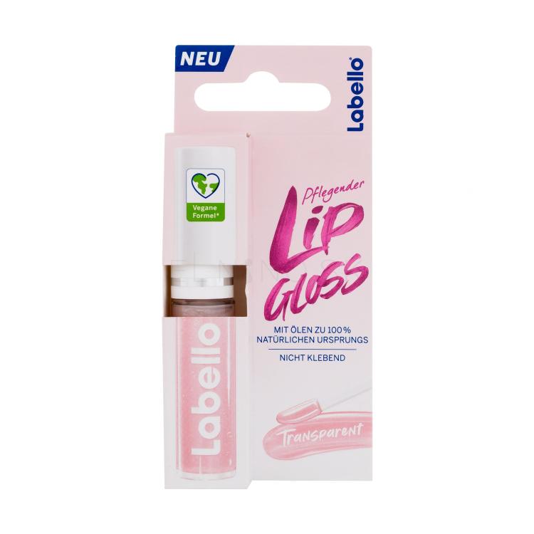 Labello Pflegender Lip Gloss Olej na pery pre ženy 5,5 ml Odtieň Transparent