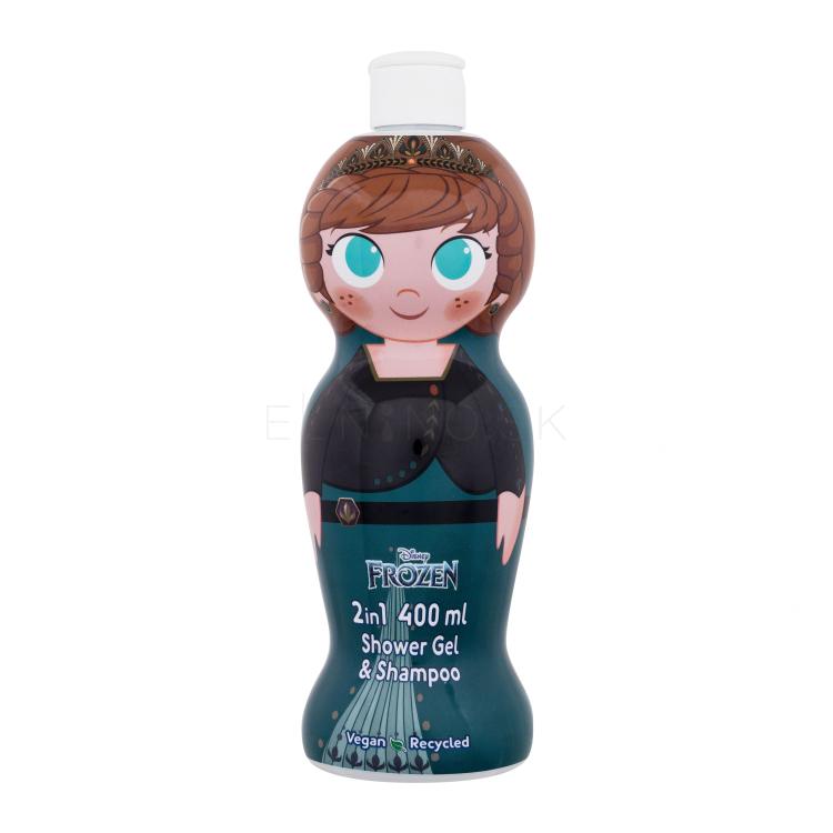 Disney Frozen Anna 2in1 Shower Gel &amp; Shampoo 3D Sprchovací gél pre deti 400 ml