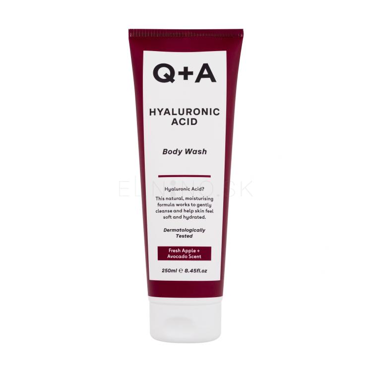 Q+A Hyaluronic Acid Body Wash Sprchovací gél pre ženy 250 ml
