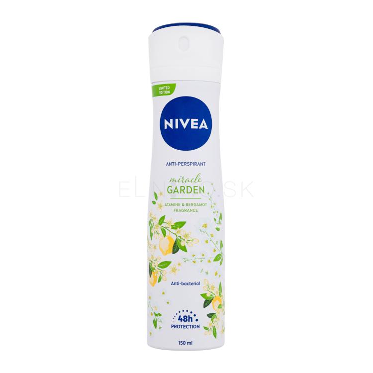 Nivea Miracle Garden Jasmine &amp; Bergamot Antiperspirant pre ženy 150 ml