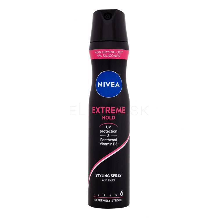 Nivea Extreme Hold Styling Spray Lak na vlasy pre ženy 250 ml