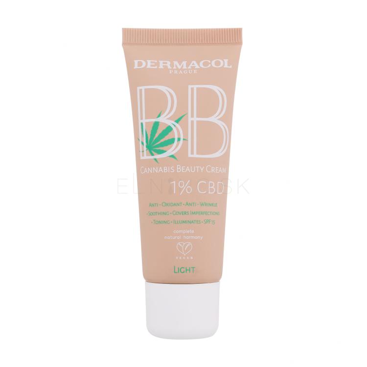 Dermacol BB Cream Cannabis Beauty Cream SPF15 BB krém pre ženy 30 ml Odtieň 1 Light