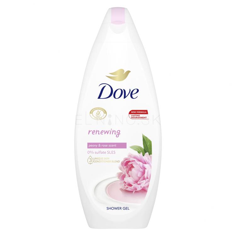 Dove Renewing Peony &amp; Rose Scent Shower Gel Sprchovací gél pre ženy 250 ml