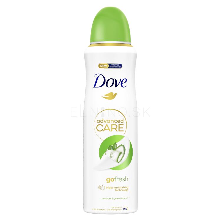 Dove Advanced Care Go Fresh Cucumber &amp; Green Tea 72h Antiperspirant pre ženy 200 ml