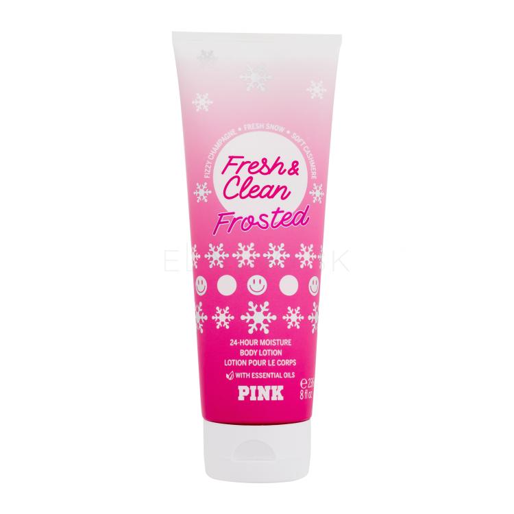 Victoria´s Secret Pink Fresh &amp; Clean Frosted Telové mlieko pre ženy 236 ml