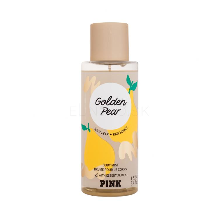 Victoria´s Secret Pink Golden Pear Telový sprej pre ženy 250 ml