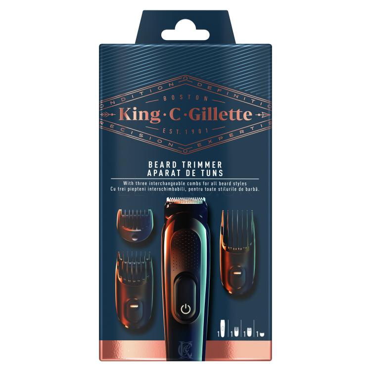Gillette King C. Beard Trimmer Holiaci strojček pre mužov Set