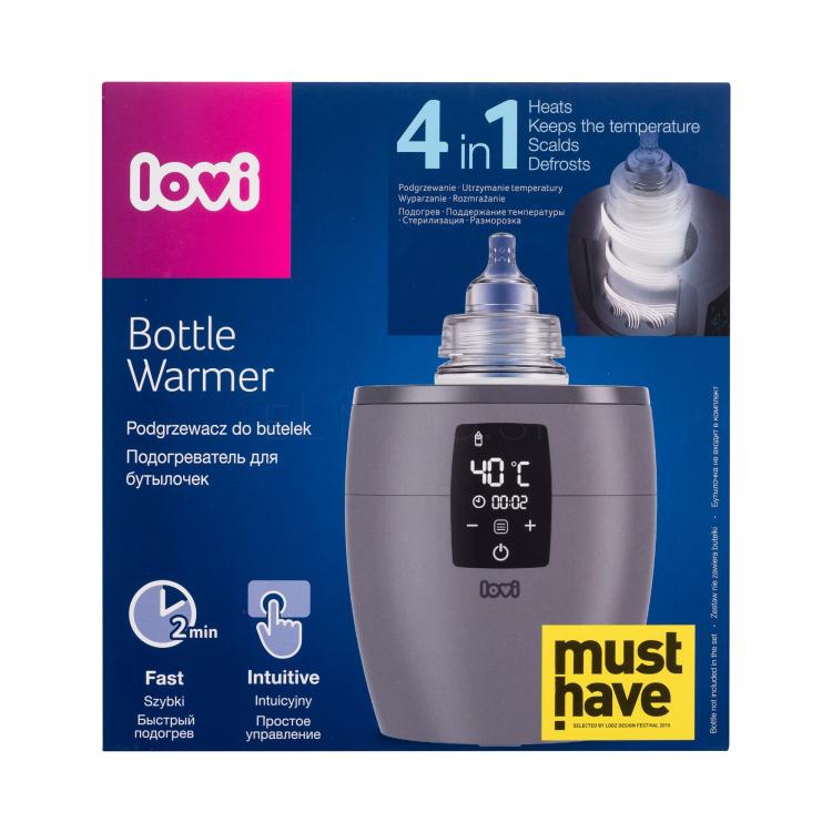 LOVI Bottle Warmer Grey Dojčenská fľaša pre ženy 1 ks