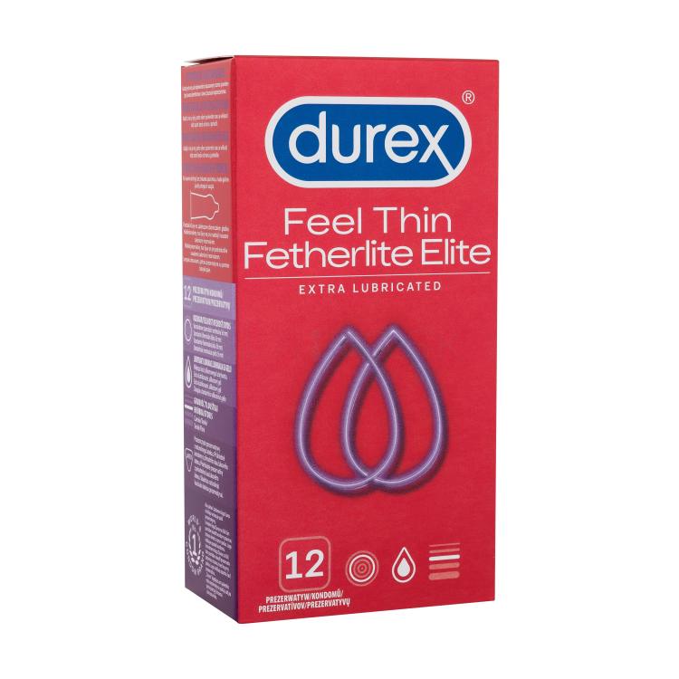 Durex Feel Thin Extra Lubricated Kondómy pre mužov Set