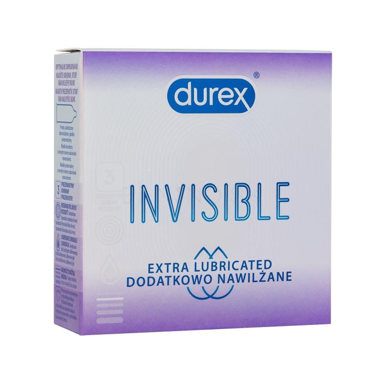 Durex Invisible Extra Lubricated Kondómy pre mužov Set
