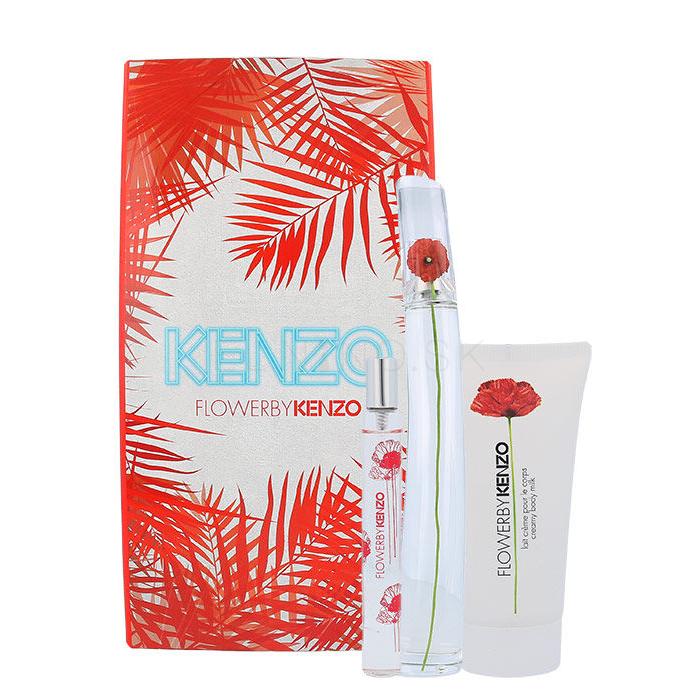 KENZO Flower By Kenzo Darčeková kazeta parfumovaná voda 100 ml + telové mlieko 50 ml + parfumovaná voda 15 ml