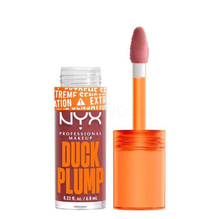 NYX Professional Makeup Duck Plump Lesk na pery pre ženy 6,8 ml Odtieň 08 Mauve Out Of My Way