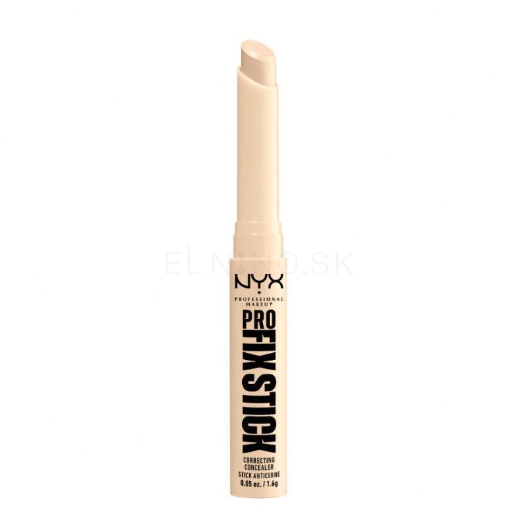 NYX Professional Makeup Pro Fix Stick Correcting Concealer Korektor pre ženy 1,6 g Odtieň 01 Pale