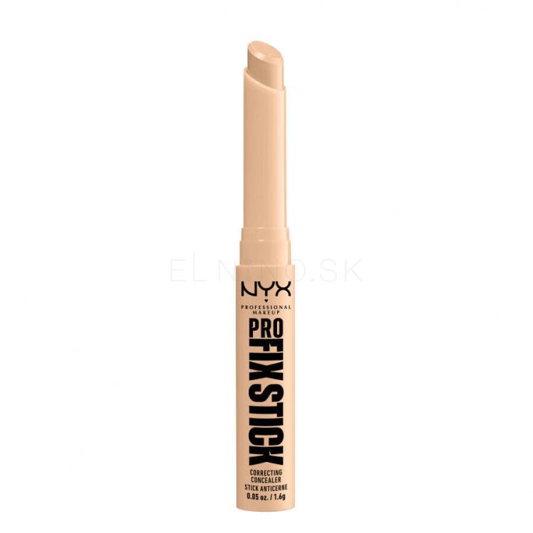 NYX Professional Makeup Pro Fix Stick Correcting Concealer Korektor pre ženy 1,6 g Odtieň 05 Vanilla