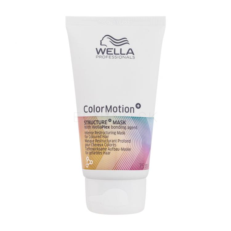 Wella Professionals ColorMotion+ Structure Mask Maska na vlasy pre ženy 75 ml