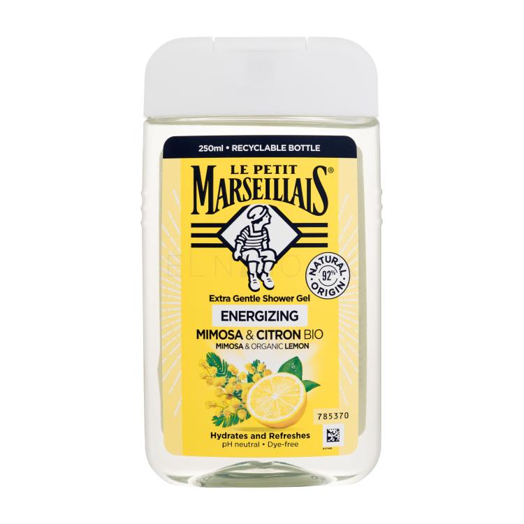 Le Petit Marseillais Extra Gentle Shower Gel Mimosa &amp; Bio Lemon Sprchovací gél 250 ml