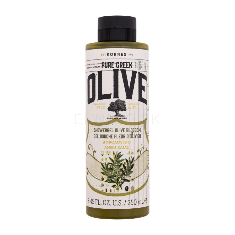 Korres Pure Greek Olive Shower Gel Olive Blossom Sprchovací gél pre ženy 250 ml