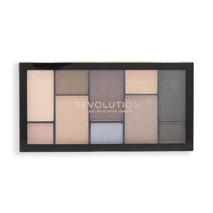 Makeup Revolution London Reloaded Dimension Eyeshadow Palette Očný tieň pre ženy 24,5 g Odtieň Impulse Smoked
