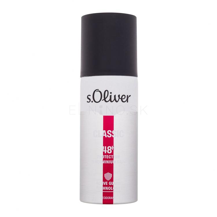 s.Oliver Classic Dezodorant pre mužov 150 ml