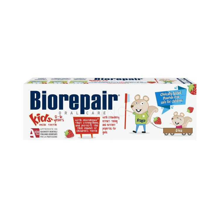 Biorepair Kids 0-6 Strawberry Zubná pasta pre deti 50 ml