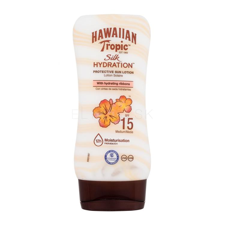 Hawaiian Tropic Silk Hydration Protective Sun Lotion SPF15 Opaľovací prípravok na telo 180 ml