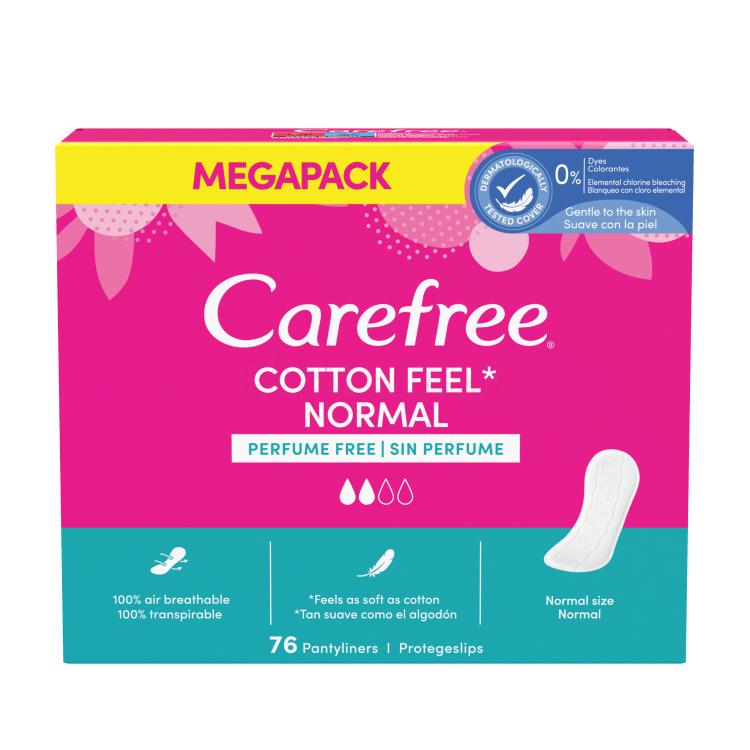 Carefree Cotton Feel Normal Slipová vložka pre ženy Set