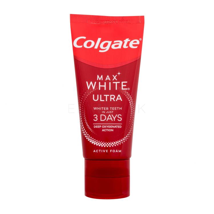 Colgate Max White Ultra Active Foam Zubná pasta 50 ml poškodená krabička