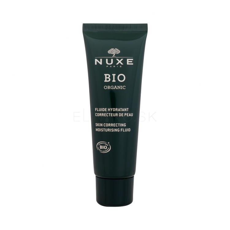NUXE Bio Organic Skin Correcting Moisturising Fluid Pleťový gél pre ženy 50 ml poškodený flakón