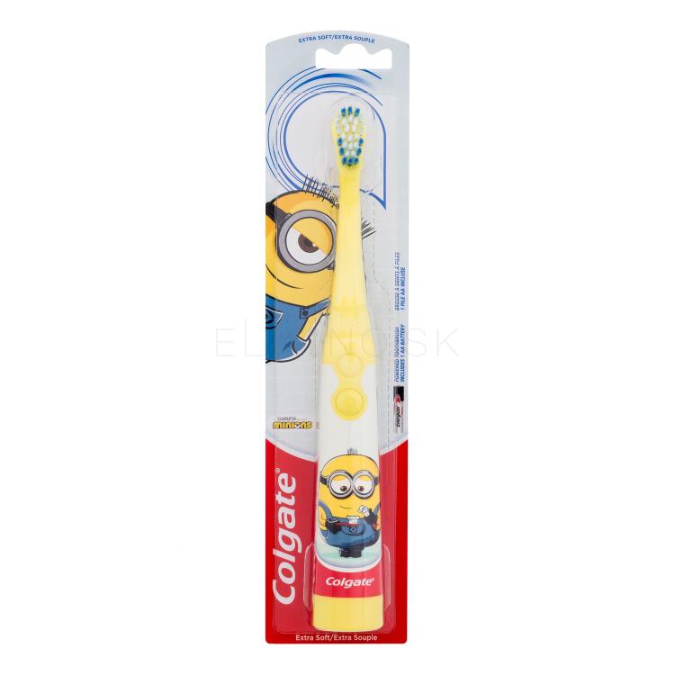 Colgate Kids Minions Battery Powered Toothbrush Extra Soft Sonická zubná kefka pre deti 1 ks